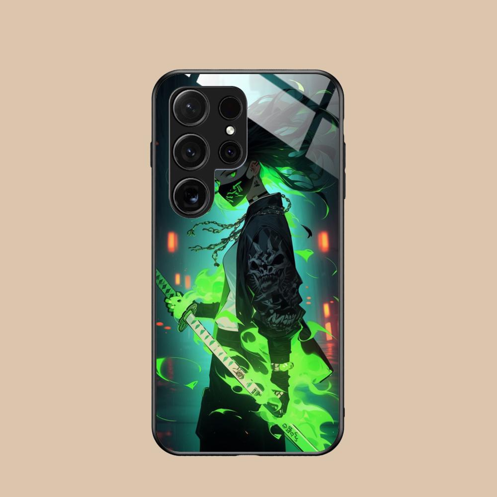 Anime-Mädchen Handyhülle für Samsung Galaxy S26 S25 S24 S23 S22 S21 S20 Note20 Plus FE Ultra Glas Bunte Hülle