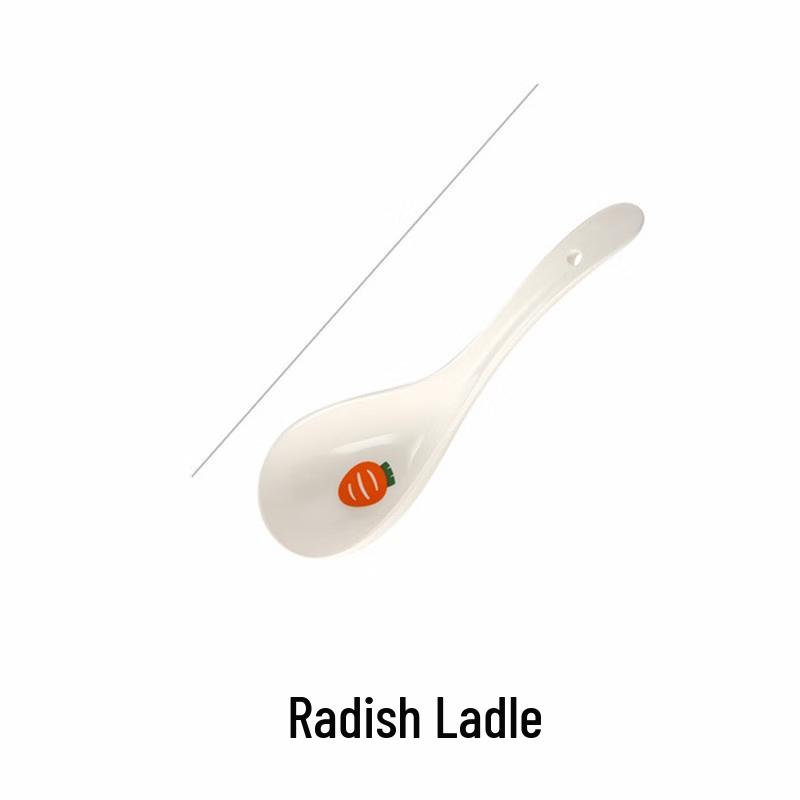 Yujia Chinese Ceramic Soup Spoon