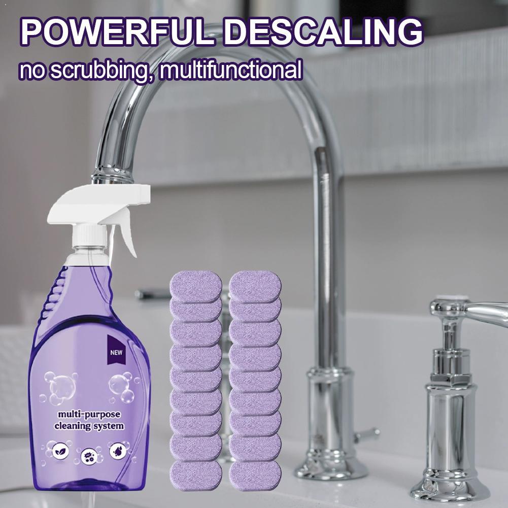 Plastic Cleaner Deep Cleaning All-in-one Stain Remover Multipurpose All Surface Cleaner With Effervescent Cleaning Tablets Kit