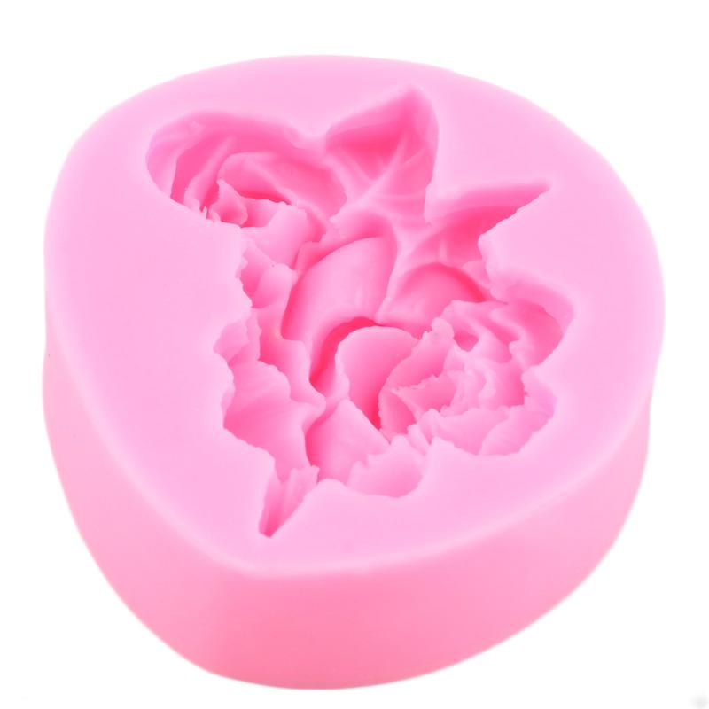DIY Flower Silicone Mould Gardenia Plumeria Fondant Moulds Cake Decorating Tools Cupcake Candy Resin Clay Moulds Chocolate Gumpaste Mould