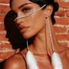 New Tassel Face Chain, Colorful Personalized Street Style, Rhinestone Face Chain, Facial Accessory