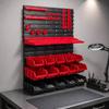 36 Pieces Tool Storage Rack with Bins and Hooks Modular for Craft Room, Diyers
