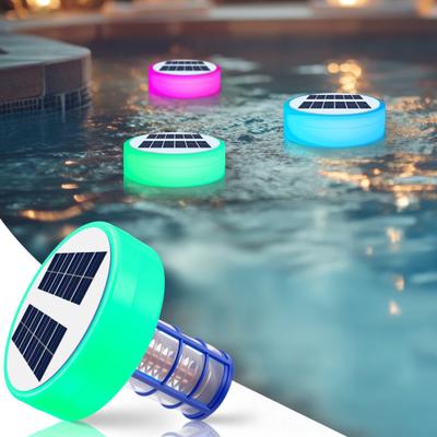 Güneş Enerjili Havuz İyonizatörü LED Işıklı Otomatik Yüzen Havuz Temizleyici Güneş Enerjili Şarj Klor İçermeyen Havuz Suyu Arıtıcı İyonlaştırıcı
