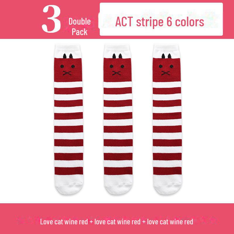 Șosete înalte până la genunchi pentru fete de primăvară și toamnă - șosete de vițel cu tub mijlociu pentru copii și bebeluși