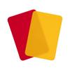 MIKASA Volleyball Warning Card (for Referees) VK Yellow/Red