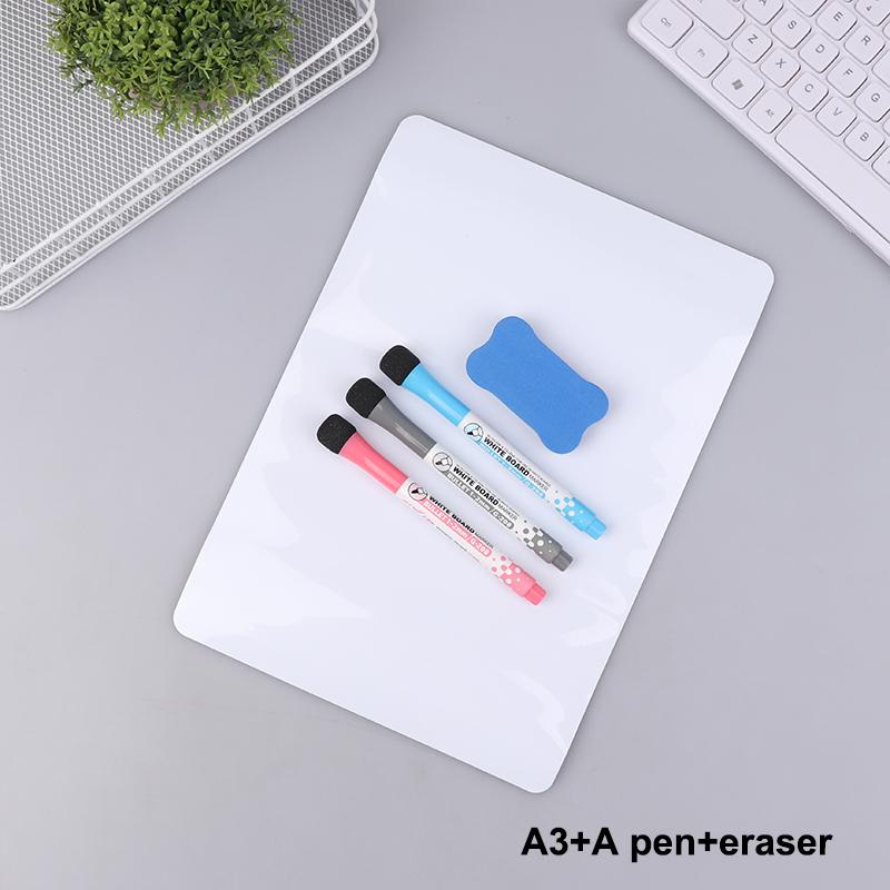 A3 A4 Size Magnetic Whiteboard Dry Erase White Boards Soft Home Office Kitchen Flexible Pad Fridge Stickers Memo Message Board