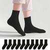 10 Paar Damen Essential Premium Einfache Wadenlange Socken