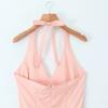 European and American women's clothing summer explosion temperament sexy Spice girl style waist hanging neck big pendulum long dress