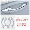 Side Door Handle Decoration Cover Trim ABS Chrome / Carbon Fiber Accessories Exterior Kit For Volkswagen T-Roc T Roc 2018 - 2025