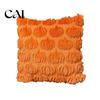 Decorative Pillow Cover for Couch Plush Pumpkin Cushion Cover, Halloween Throw 18 X Inch Ghost Case Cute Soft Spooky Season, Cozy Fall Home Decor