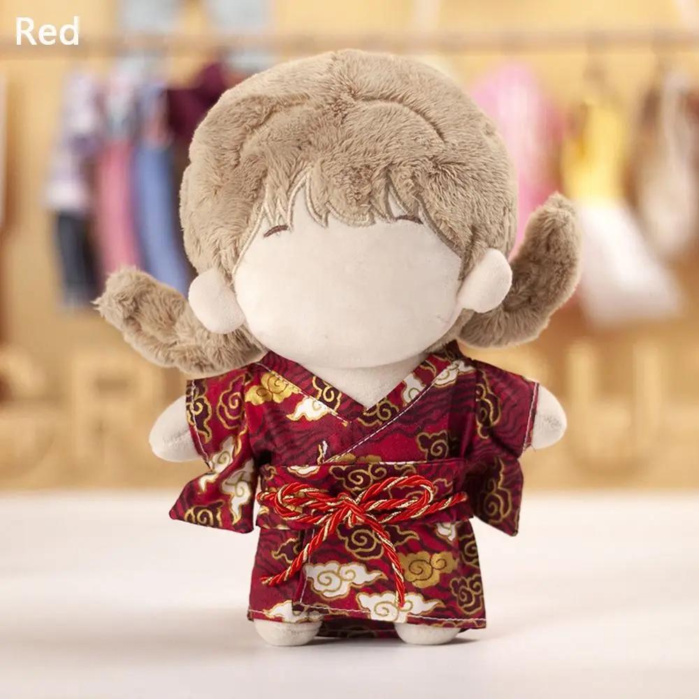 20CM Doll Clothes Doll Accessories Toy Doll Chinese Dress Set Photo Props Change Dressing Game Mini Hanfu Suit