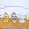 Three-layer Mini Dessert Cake Stand Non-toxic Dollhouse Model Cake Stand Miniatures  Birthday Gift