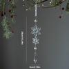 Christmas Tree Decoration Snowflake Water Drop Ornaments Pendant Transparent Acrylic Snowflake Ornament Pendant for Christmas