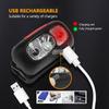 Mini LED Headlamp With USB Rechargeable Headlight Body Motion Sensor Camping Flashlight Head Light Torch Lamp