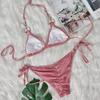 Women S Sexy Crystal Diamond Beaded Split Bikini Swimsuit
