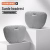Geely Gray Car Neck & Lumbar Support Headrest for Xingyue, Binyue, Emgrand, Borui, Geometry, and ICON Models.
