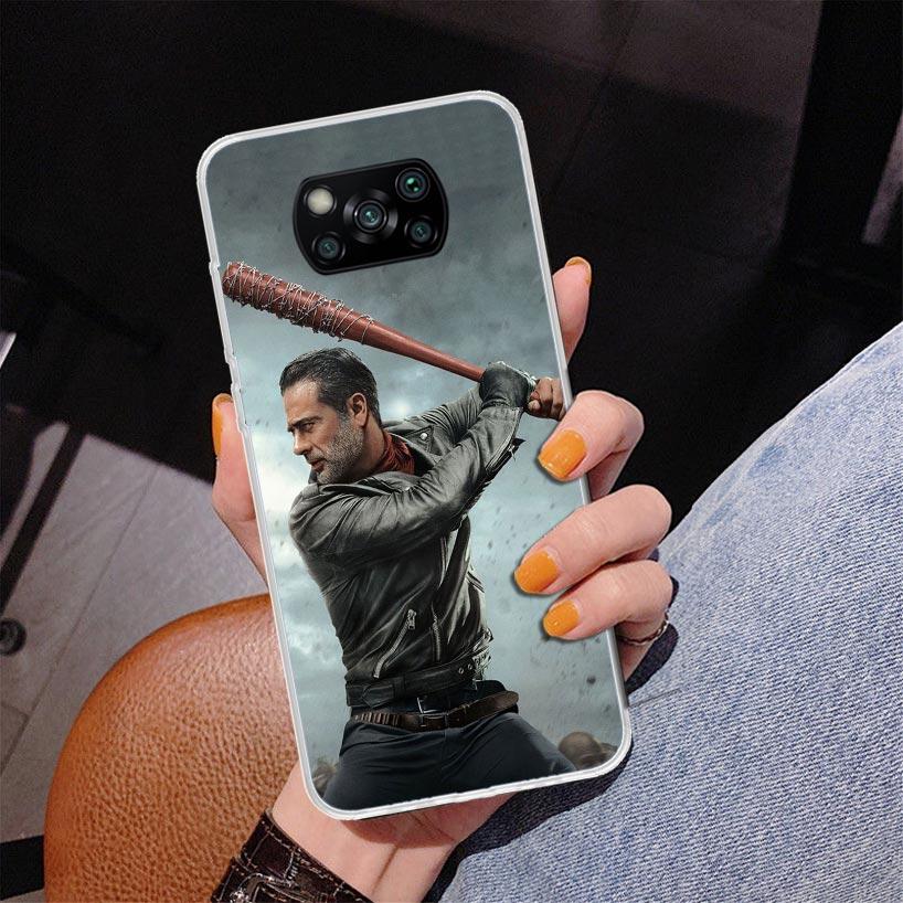 Negan The Walking Dead Phnoe Case for Xiaomi Poco X5 X6 X7 Pro X4 Gt F7 Ultra M8 M7 Redmi 15C 15 13C 13 12C 12 Unique Cover Coqu