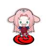 For Naruto Sakura Haruno Uzumaki Naruto Uchiha Sasuke Acrylic Self Made Cartoon Anime Game Desktop Decoration Toy Fans Gift 15cm