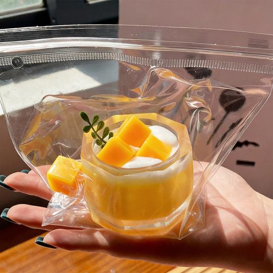 Simulated Milkshake Cup Squeeze Toy Slow Rebound Focus Aid Relaxation Blueberry Mango Banana Peach Fruit Milkshake Stress Relief Toy