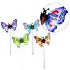 Brand New 4PCS Yard Garden Indoor And Outdoor Butterflies Stakes Butterflies Stakes Handicraft Hangings Home Décor