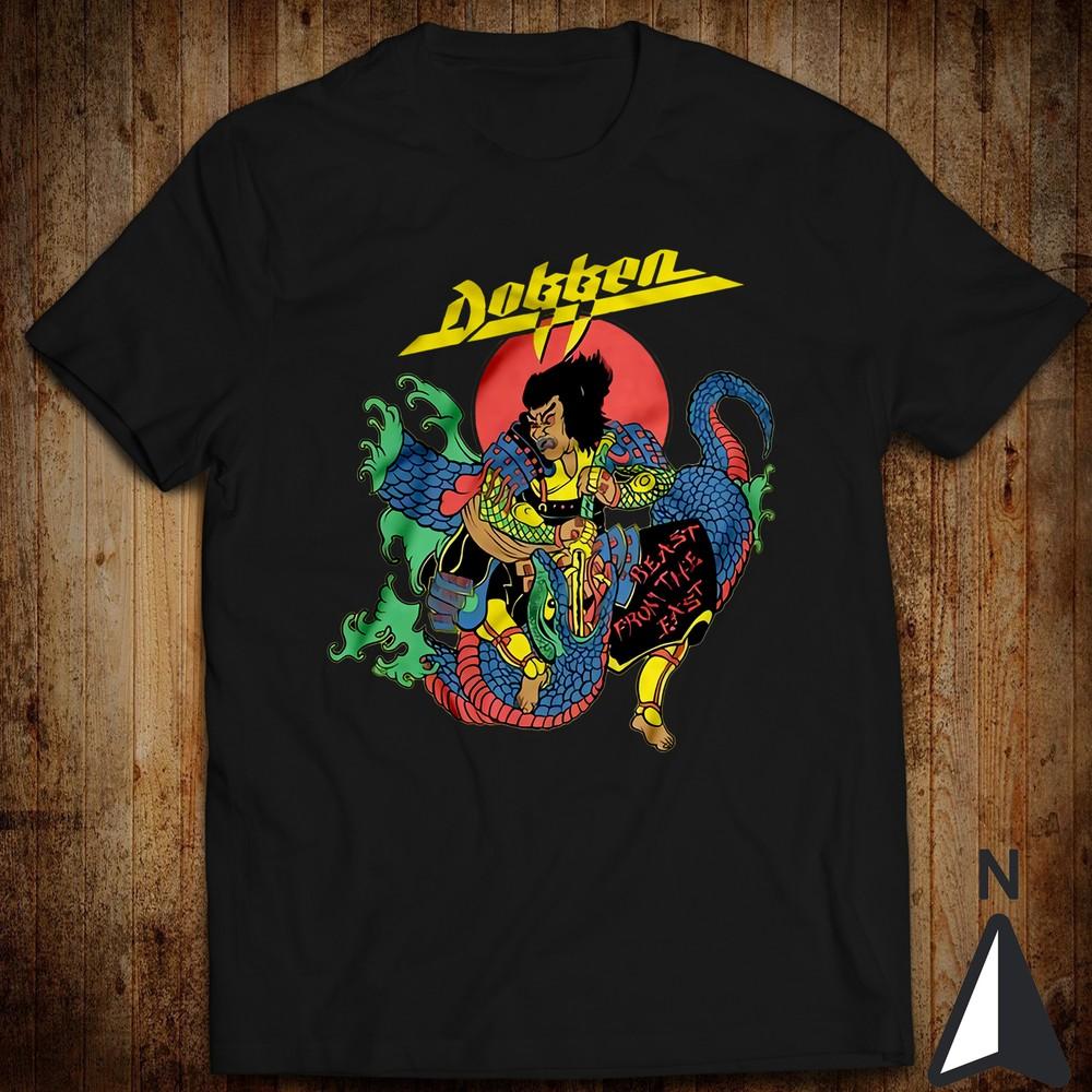 Breaking The Chains 1981 Dokken Дон Доккен Джордж Линч Классическая футболка Унисекс футболка XL