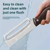 LIUZHANGYU Heavy-Duty Stainless Steel Vegetable Peeler & Slicer - Multi-Function Kitchen Tool with Straight Blade, Ergonomic Non-Slip Handle