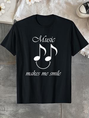 Musik Lustige Aussage Sänger Musiklehrer T-Shirt Sommer Bequem Lässig Kurzarm T-Shirt