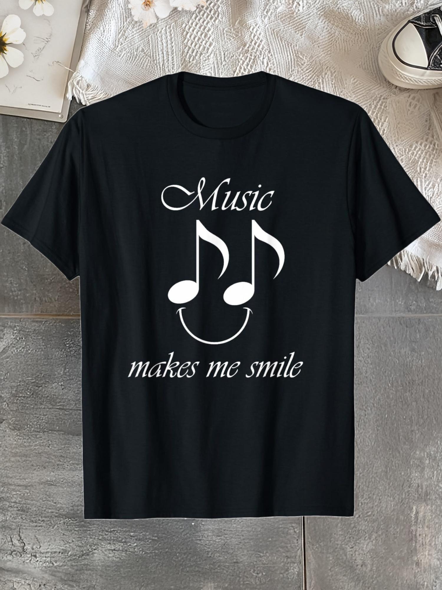 

Music Funny Saying Singer Music Teacher T-Shirt Summer Comfortable Casual Short Sleeve T-Shirt S разноцветный