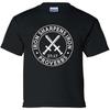 Iron Sharpens Iron Proverbs 27_17 Youth Kids Christian T-Shirt Graphic Tee