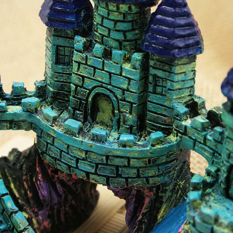 Aquarium Resin Crafts: Antique Small Castle Fish Tank Decoration