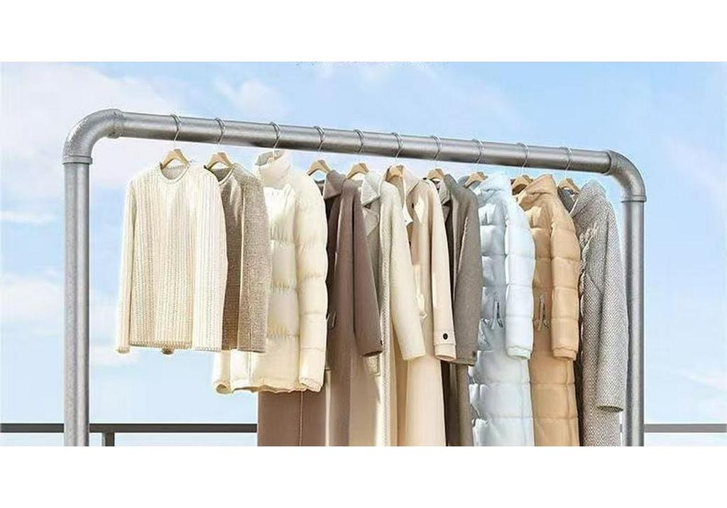 Stainless Steel Floor-Standing Drying Rack for Clothes