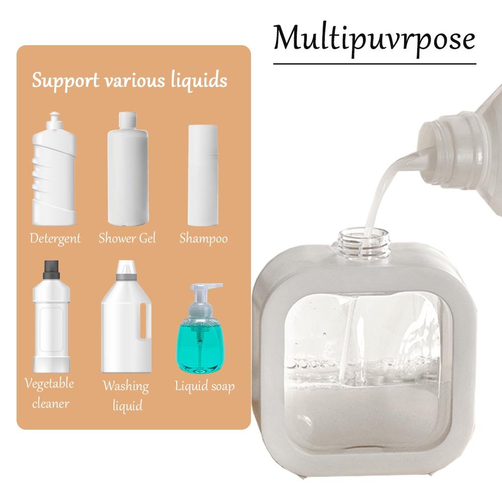 300/500ML průhledná dávkovací láhev Koupelnový dezinfekční prostředek na ruce Lisovací lahvička Visual Lotion Dávkování Prázdná láhev