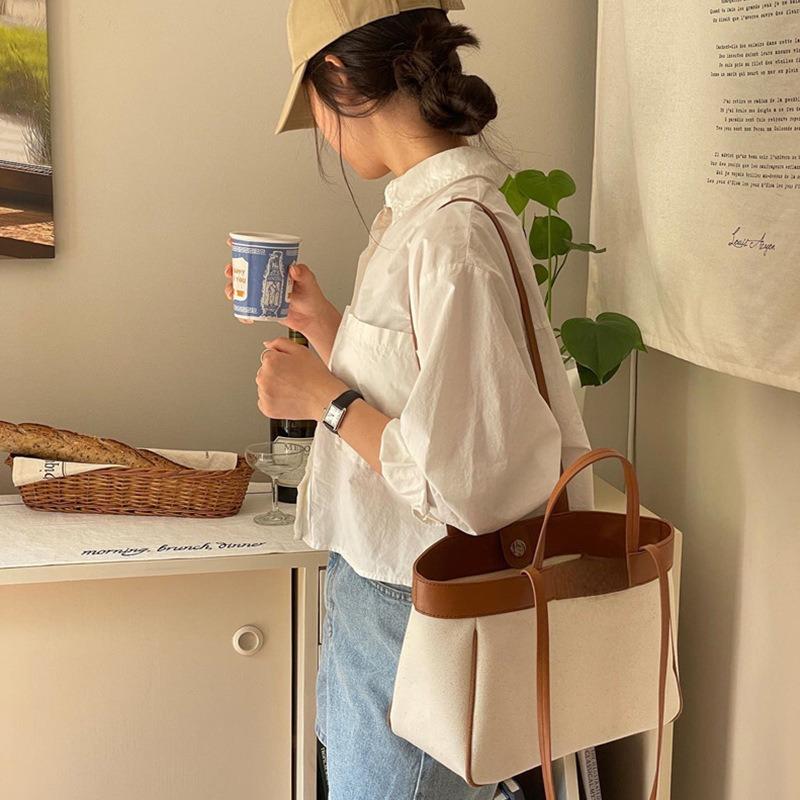 

Korean Ins Mommy Bag Multi-Functional Mother Baby Bag New fashion Large Capacity Outgoing Lightweight Carrying Milk Bag светло-коричневого