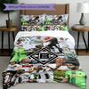 3pcs Duvet Cover Set (1*Duvet Cover + 2*Pillowcase, Without Core), Borussia Monchengladbach Print Bedding Set, Bedroom Decor, All‑Season, Birthday Gif