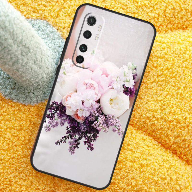 Lavender Peonies Flower Case For Xiaomi 13T 14T 15T 14 15 Ultra 17 Pro Max Cover For POCO F8 F7 X7 Pro F5 F6 X5 X6