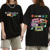 Ed Sheeran Konzert Tour T-Shirt Fans Geschenk 100% Polyester Lässiges Kurzarm-T-Shirt Herren Damen Vintage Harajuku T-Shirt Kleidung