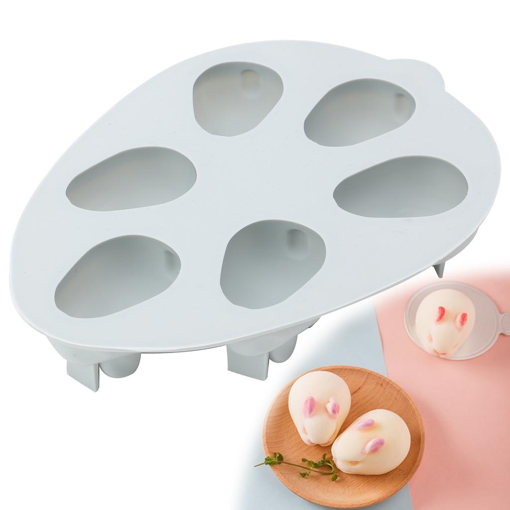 3D Shape Silicone Mold Cake Baking Pan Hollow Ice Cream Chocolate Mold Tool