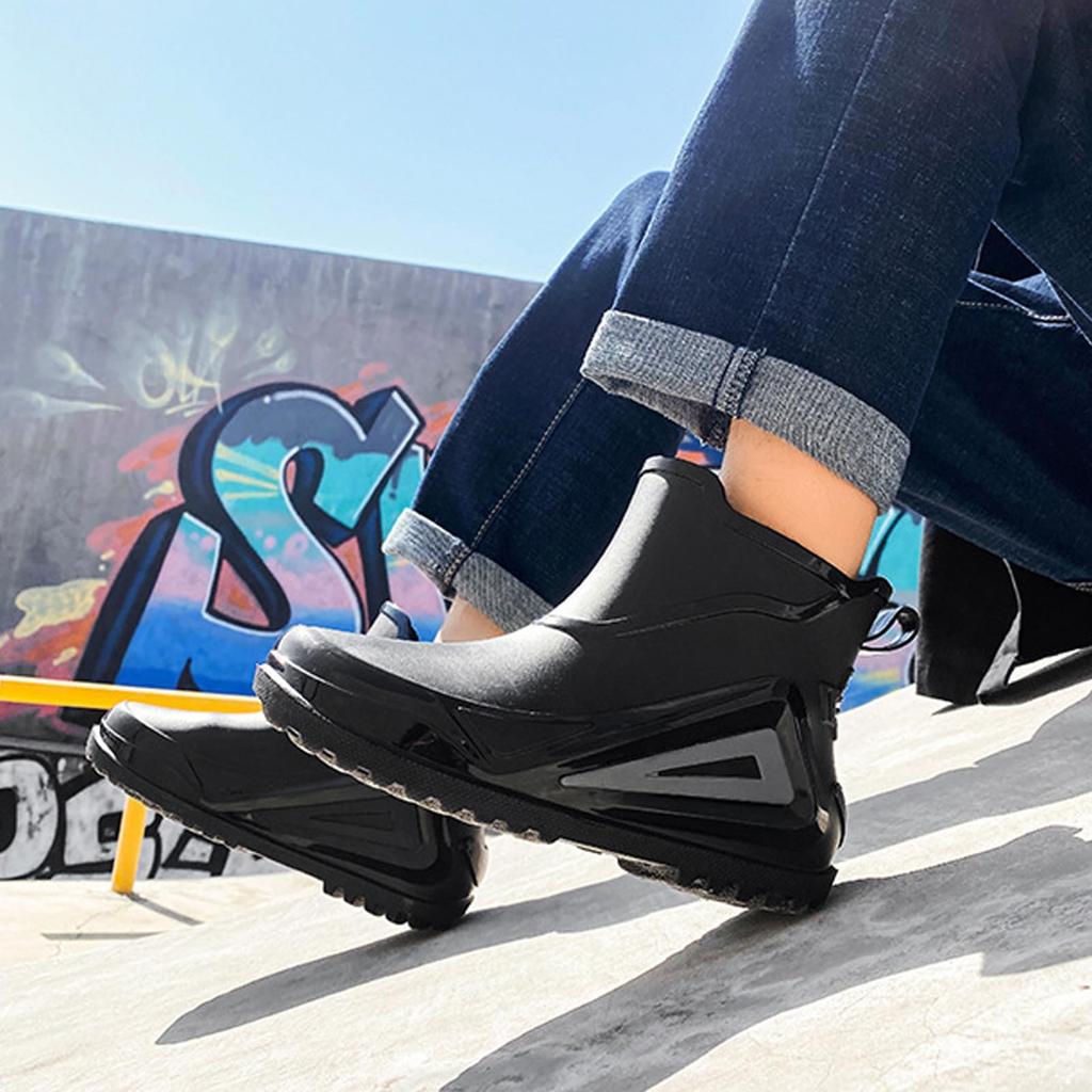 Moerstar Rain Short Waterproof Rain Perfect for Rainy Perfect for Sun and Stylish and Easy To Perfect for Outdoor and Farmwork Size Japanese Shoe