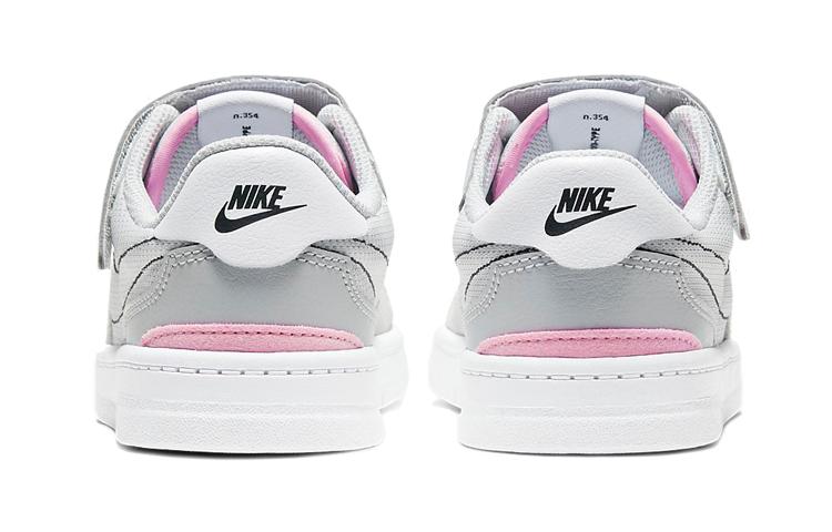 Nike Squash Type Low Top Kids' Skateboarding Shoes Mist Gray Children Aged 3 7 Years Old CJ4120-002