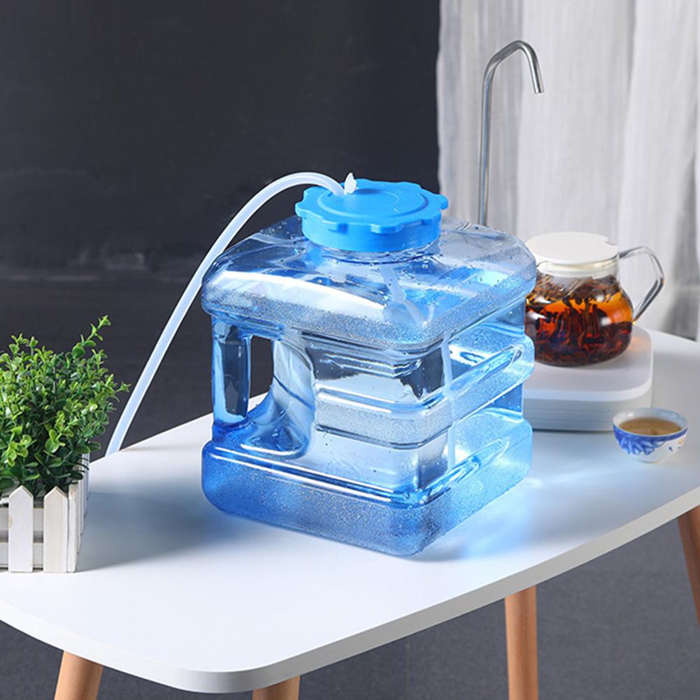 5/5.5/7.5/10L Portable Water Bucket Driving Pure Water Tank Container with Faucet for Outdoor Camping Car Cooking Picnic Hiking