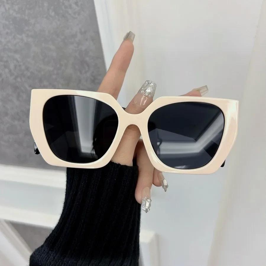 Geometric Square Designer Sunglasses Women Men Big Frame Lovely Sun Glasses Female Male Brand Fashion