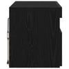 Mobile TV effetto Rovere Nero 60 x 35 x 40 cm Legno Ingegnerizzato