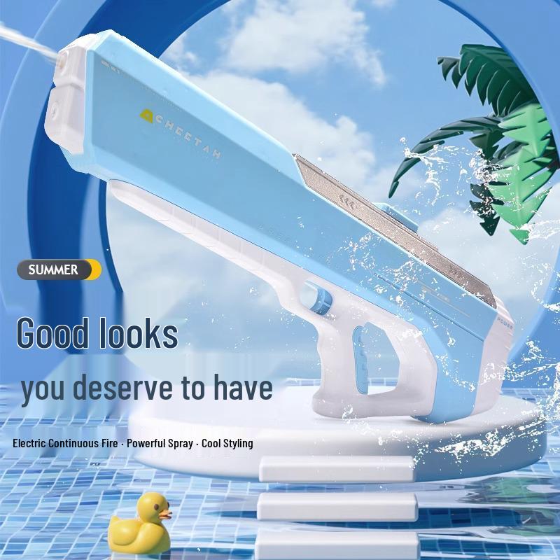 Large Capacity Automatic Electric Water Gun for Outdoor Water Festivals and Splashing Fun