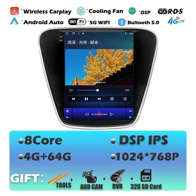 9.7" For Chevrolet  Cavalier 2016-2019 Carplay Android 14 Car Radio Multimedia Video Player Navigaion Head Unit Stereo