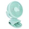USB Mini Clip Fan Strong Wind 3 Blade Rechargeable 4 Gears Desktop Cooling Fan Cooler