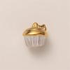 18K Gold Retention Stainless Steel Mushroom Pendant for DIY Accessories