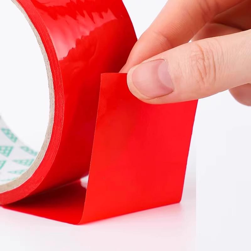 Red Double Happiness Wedding Theme Adhesive Tape for Festive Decoration