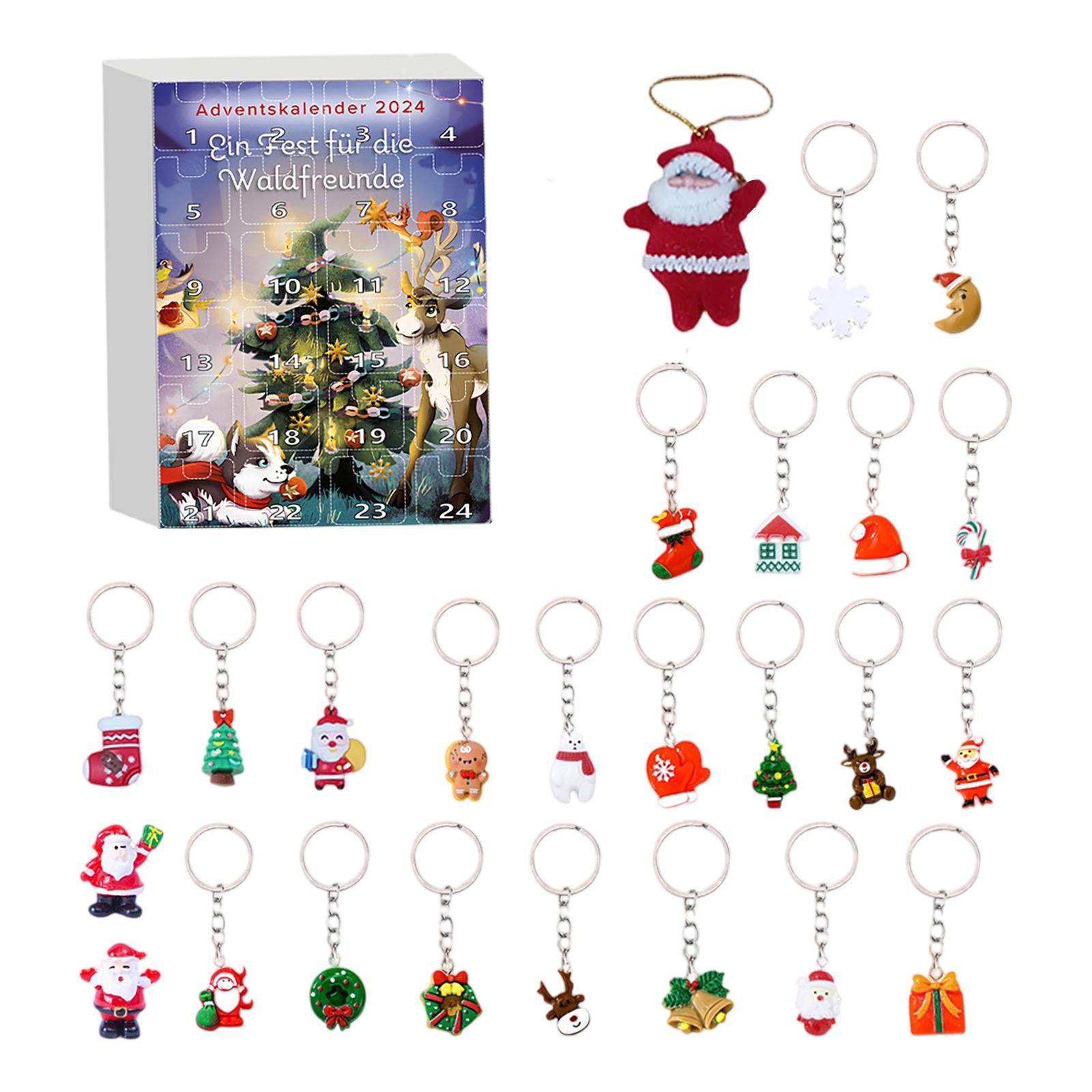 

3DChristmas Advent Calendar Green Christmas Tree Decorations Ornaments Countdown Gifts Suitable For Teens, Boys, Girls And Adults(Random Delivery) One Size