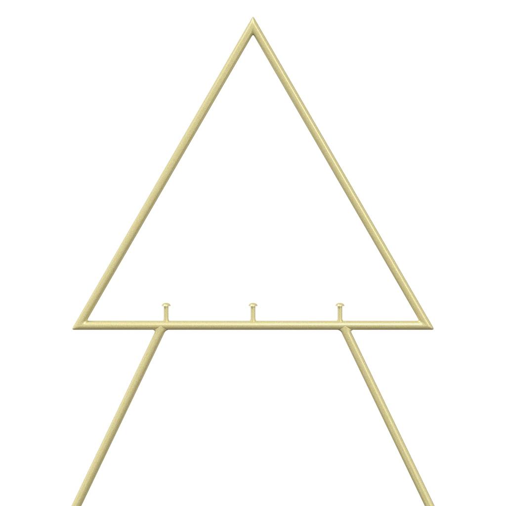 Metal Christmas Tree with Stand KUOPIO 180 cm Steel Gold