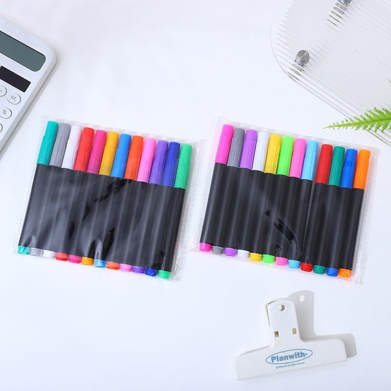 LED světelná tabule s barevnými stíratelnými tekutými křídovými popisovači - Fluorescenční PU kůže Kreslení a bílá tabule pro studenty a děti